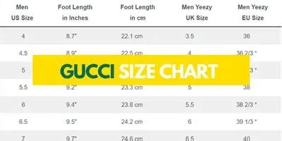 gucci men's size 6 to women's|Gucci size chart us.